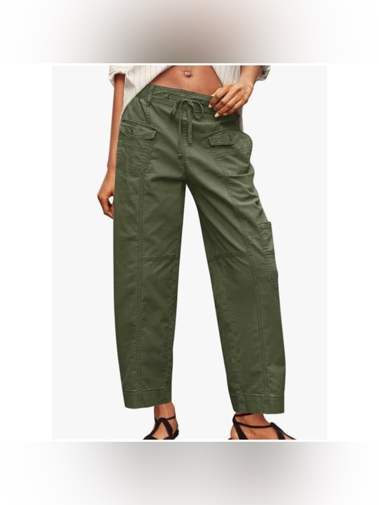 Pants - Olive Green Cargo Utility Pants